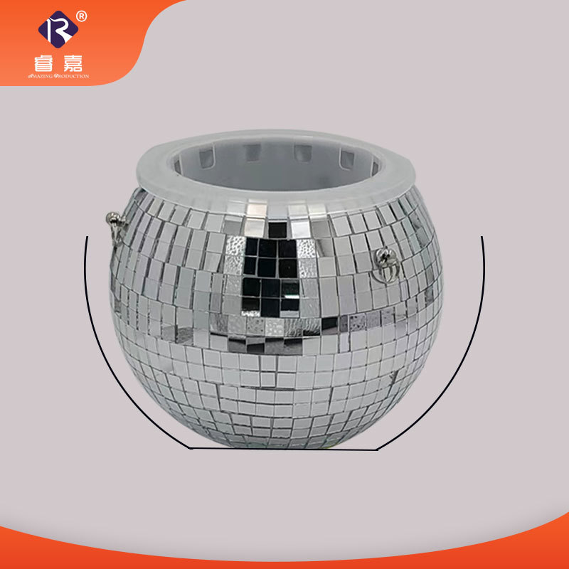 RJ03 Hot Selling Disco  Ball Planter Hanger  20cm Flower Pot  Mold Garden Supplies Home planter  auto water absorbs  stand pot