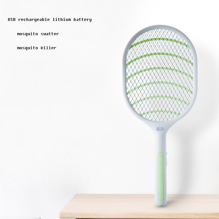 819  Mosquito Killer  LED Light lithium Battery Rechargeable  Electric Mosquito Swatter