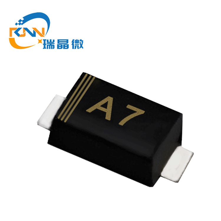 A7 F7 1N4007W SMD  Rectifier Diode 1A 1000V SOD123  A7 Diodes