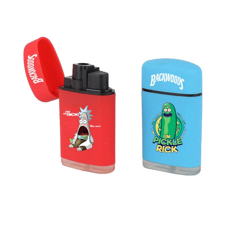 Custom Logo Cool Design Butane Gas Refillable Creative Cigarette Cigars Smoking Torch Jet Lighter