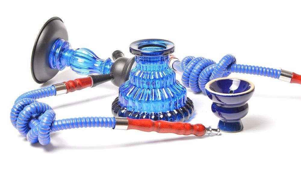 Portable Caged Hookah Shisha Classic Maya Two Hose Hookah with Cage