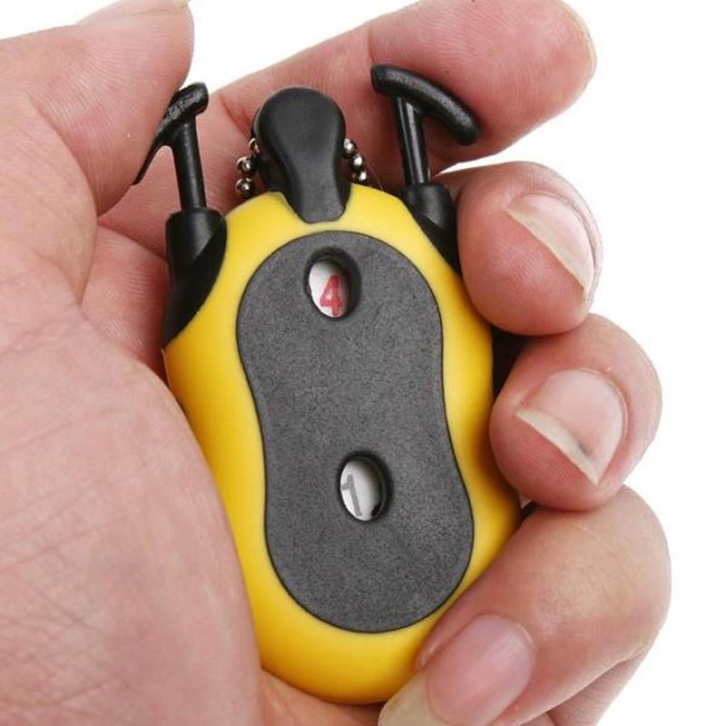 Portable Golf Counter Mini Hand Held Counter Training Counting Golf Scorer Stroke Shot Putt Score Keychain