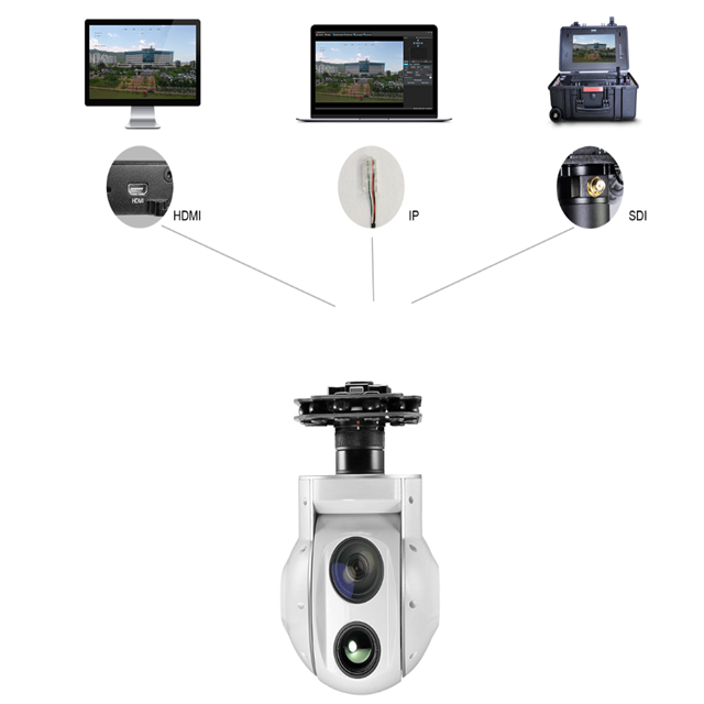 Viewpro 30x Electro Optical Infrared Sensor Gimbal Camera with Imager Object Tracking UAV Drone topography Payload VTOL DIY