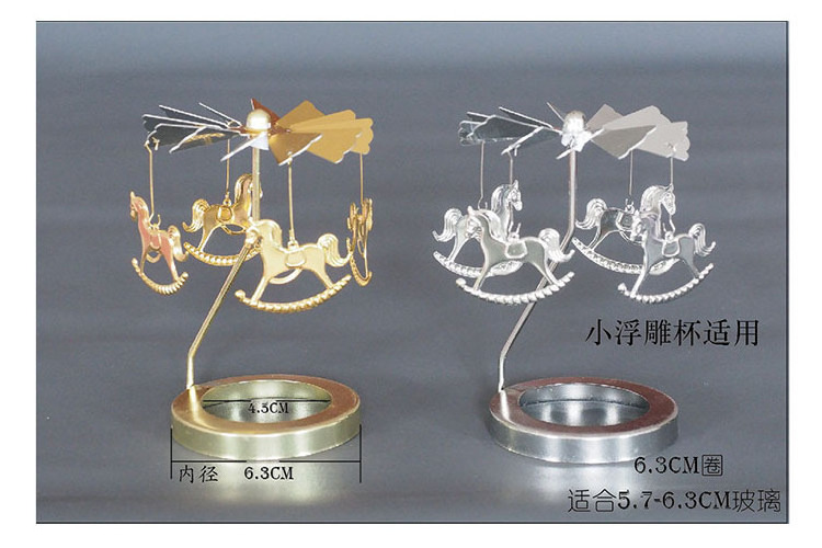 golden silver  carousel metal candlestick  tealight candle holder   RTS and customized