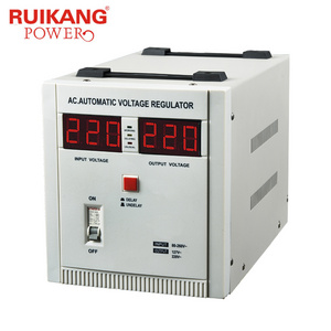 Ruikang High Quality Automatic Voltage Regulator 230V for Generator Set Tester Voltage Stabilizer 1000VA-2000VA Single Phase AC