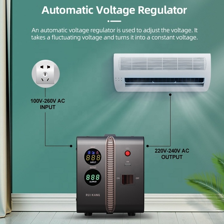 LCD digital avr ac sdr 5000va 50 amp cg125 12v 10 amp 15v to 12v f5 voltage regulator rectifier voltage stabilizer svc 3000va