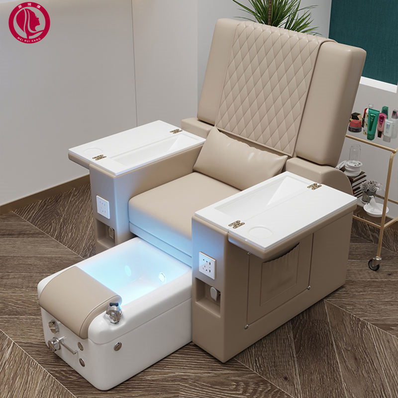 2024 Auto Full body salon spa Massage Manicure Chair Electric Reclining Foot Nail Pedicure Chair With Surfing Function