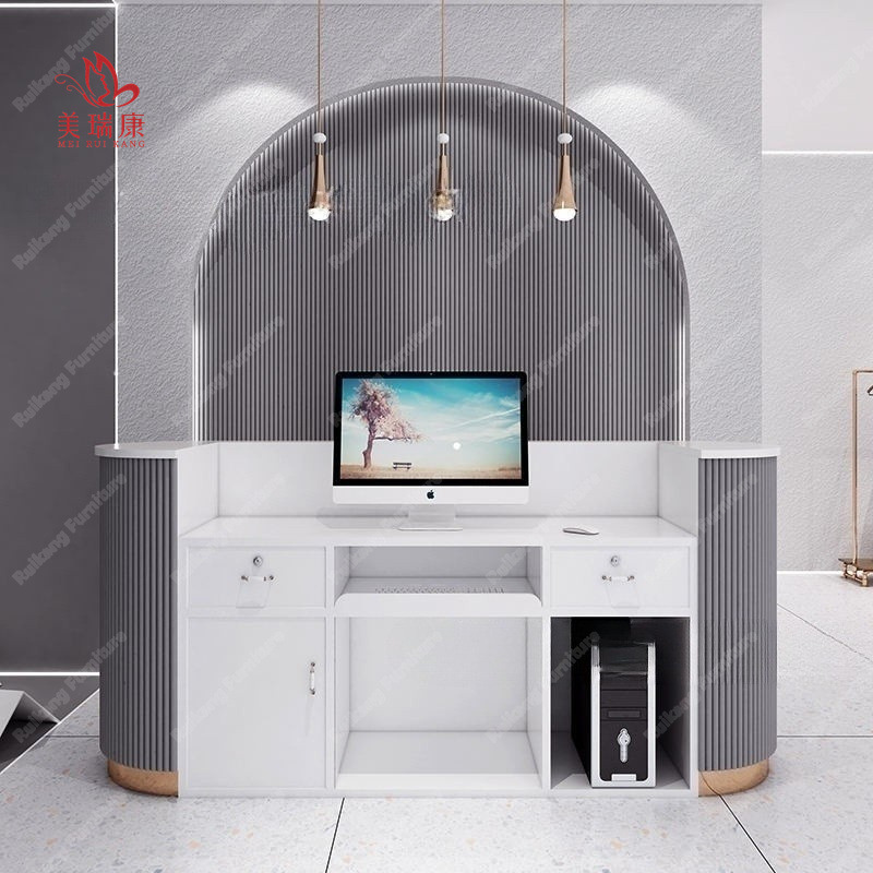 Modern Custom Commercial Shop Office Beauty Salon Front Desk Reception Desk Counter