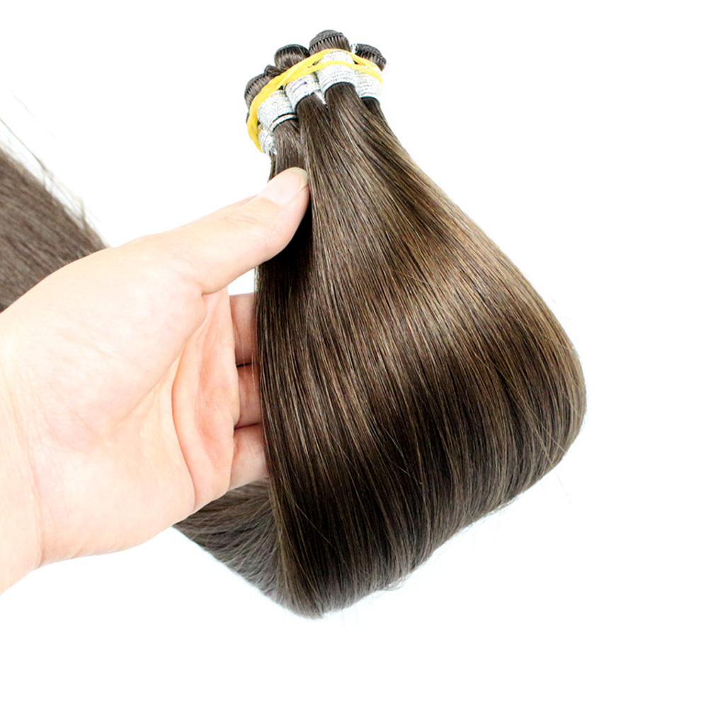 Hot selling Skin Weft Hand Tied Extensions Prom Remy Hair hand tied pu skin weft