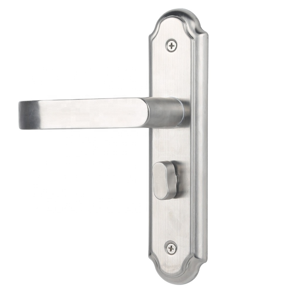 OEM/ODM factory price key 304 stainless steel waterproof handles security sets toilet door lock