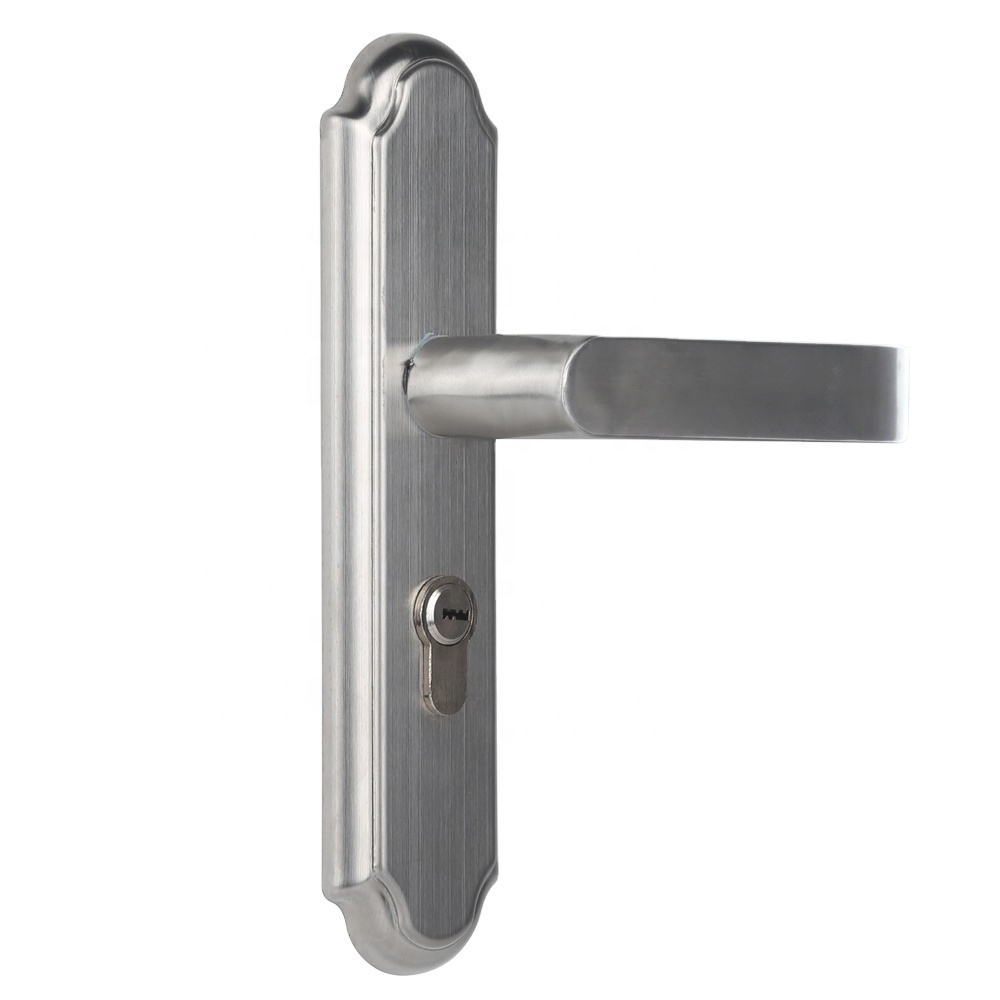 OEM/ODM factory price key 304 stainless steel waterproof handles security sets toilet door lock