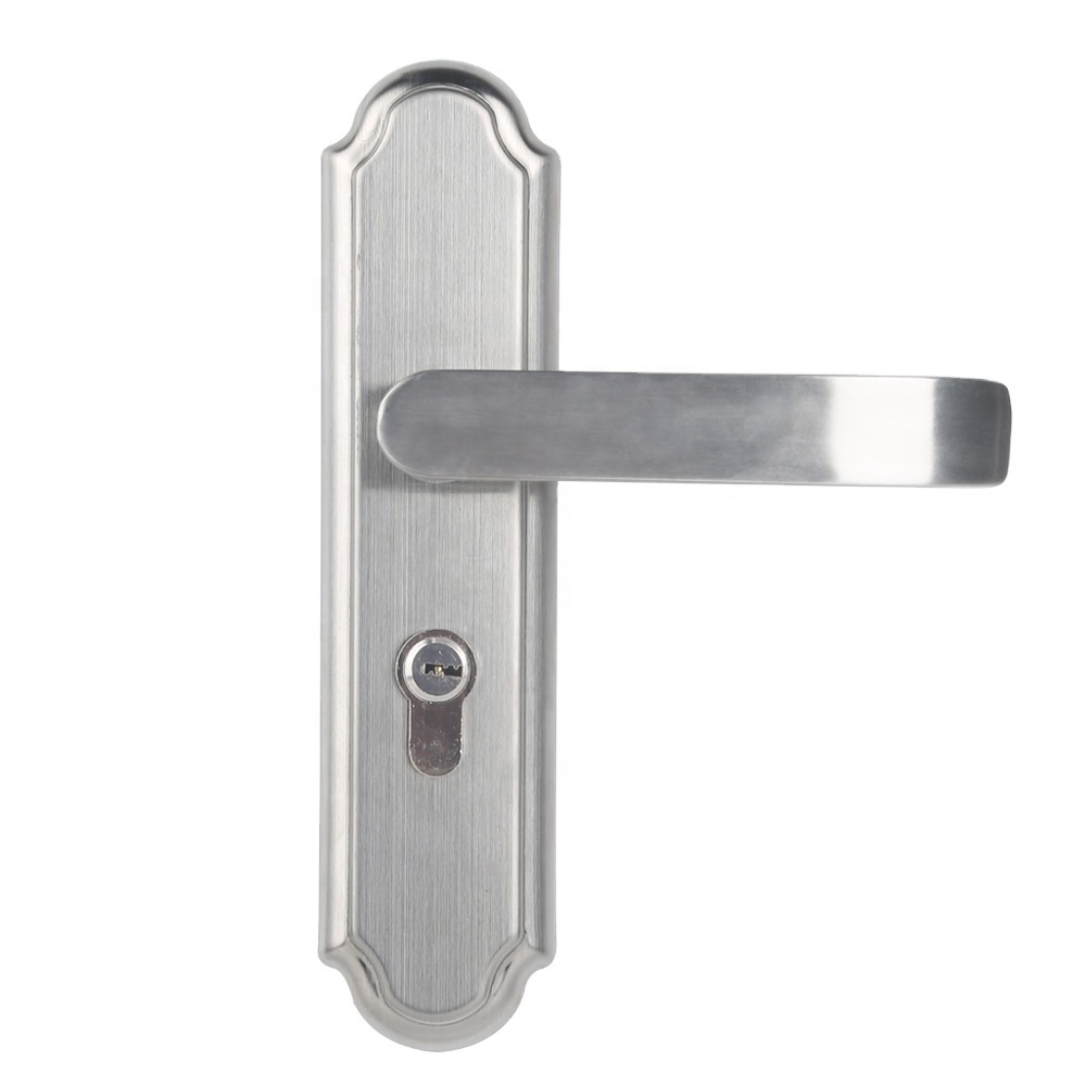 OEM/ODM factory price key 304 stainless steel waterproof handles security sets toilet door lock