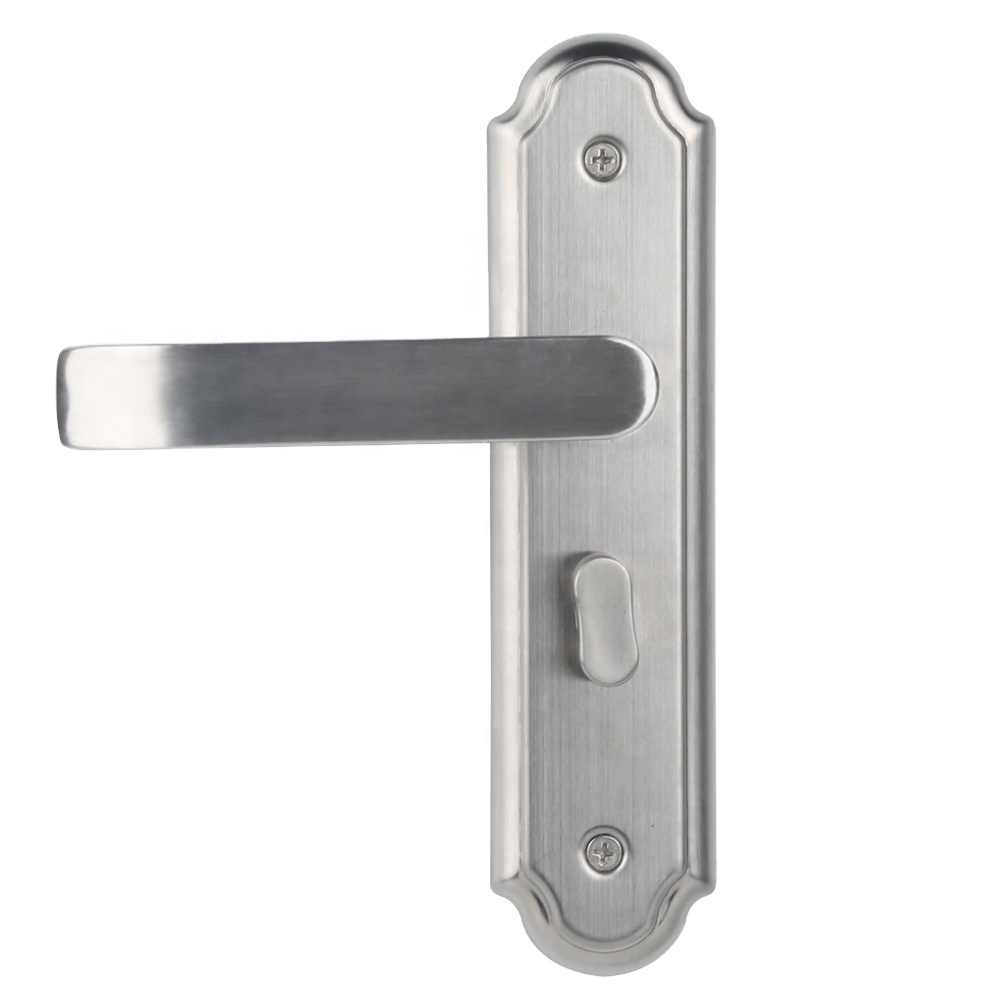 OEM/ODM factory price key 304 stainless steel waterproof handles security sets toilet door lock