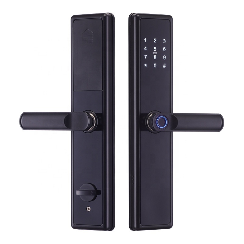 Waterproof Smart Lock WIFI APP Smart Door Lock Aluminum Fingerprint Inside Digital Handle Key Tuya Smart Lock