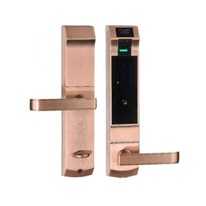 Wholesale electronic intelligent keycard open fingerprint refrigerator digital automatic smart door handle lock