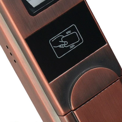 Classical style mechanical stainless digital fingerprint cylinder combination home security  smart door lock