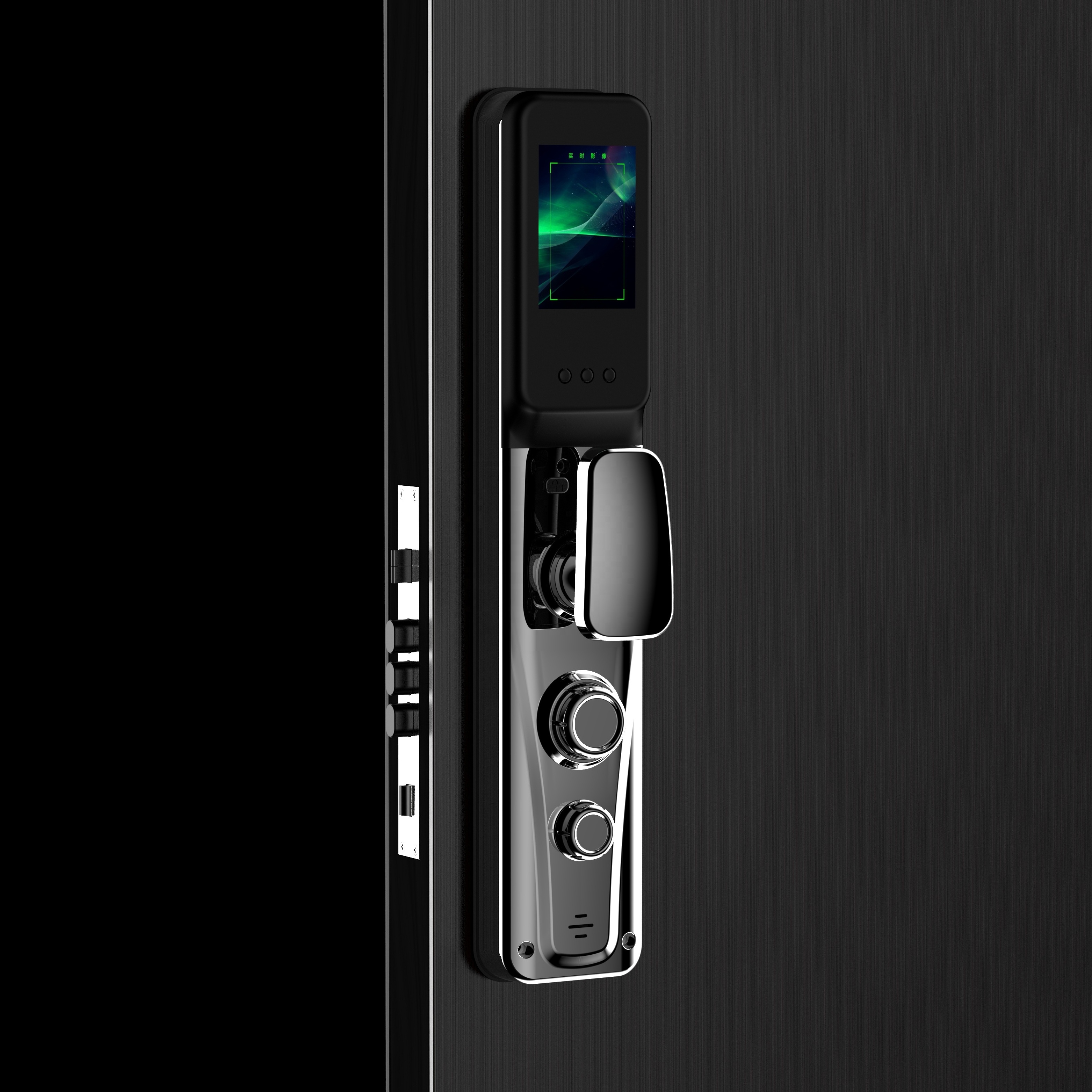 RUIKANG Camera Face Recognition Electronic Wifi Biometric Fingerprint TUYA App Automatic Smart Door Lock