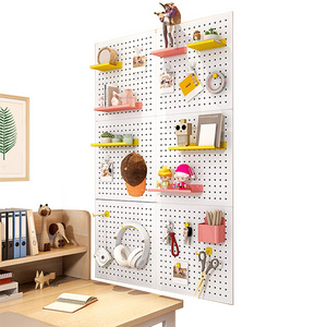 Tools Display Stand Garage Hardware Wall Tool Display Metal Pegboard With Hook Peg Board