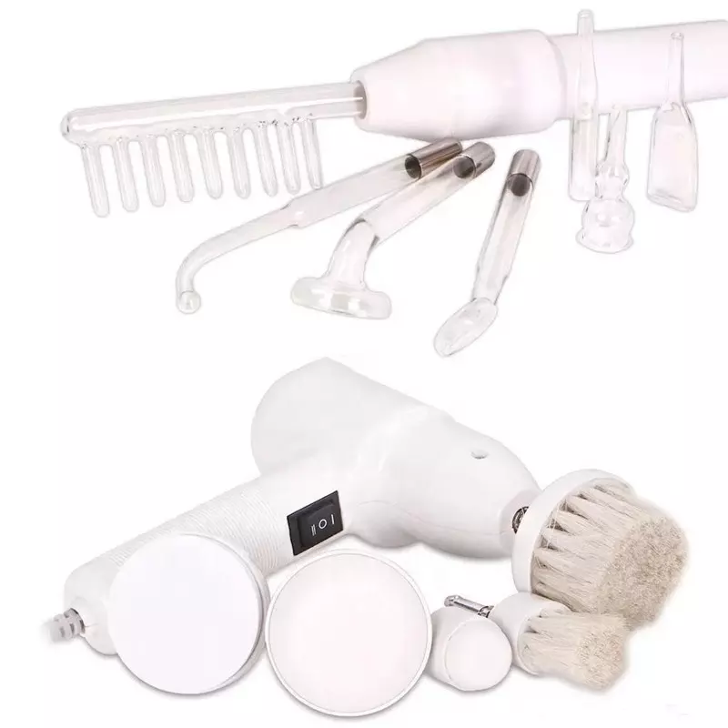 Multifunction 8 in 1 Vacuum Galvanic Microdermabrasion Portable Ultrasonic Massage Facial Cleansing Spray Beauty Machine