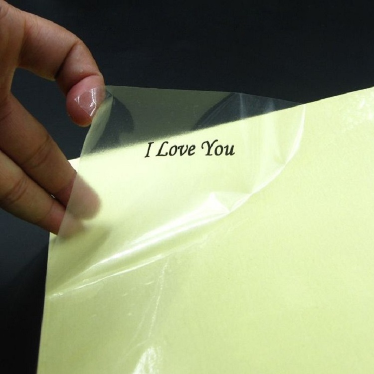 Blank Transparent Laser Inkjet Printing Sticker Self Adhesive A4 Labels ...