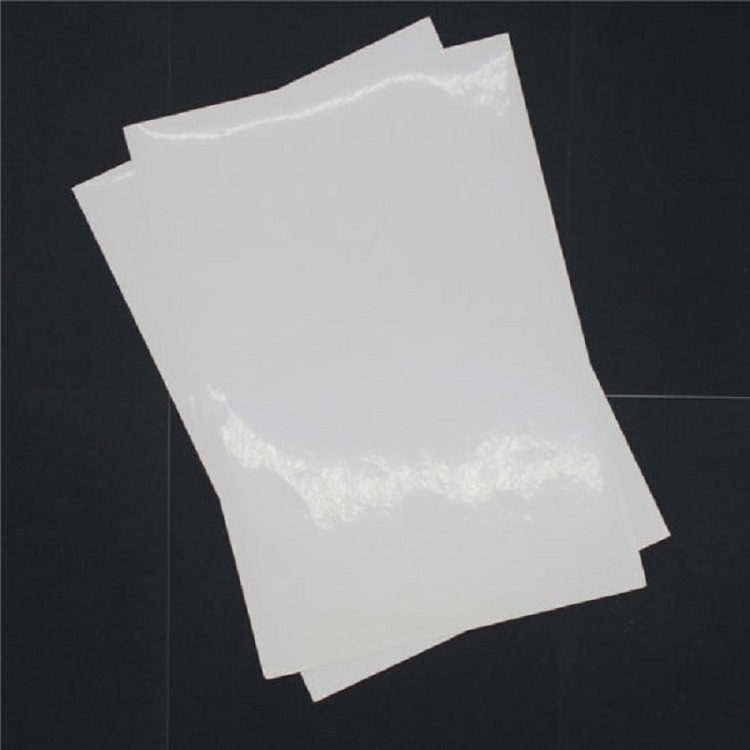 Self Adhesive Gloss Silver Aluminum A4 Full Sheet Metallized Foil Label