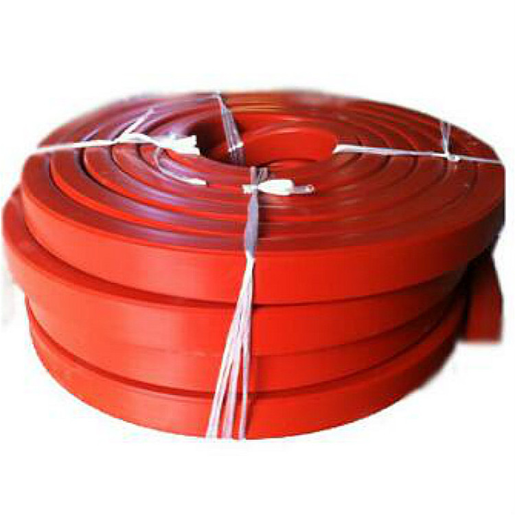 Acid and alkali resistant silicone solid sealing strip