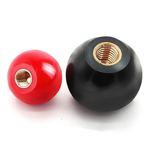 Red black brass black bakelite Ball Knob rotary knob