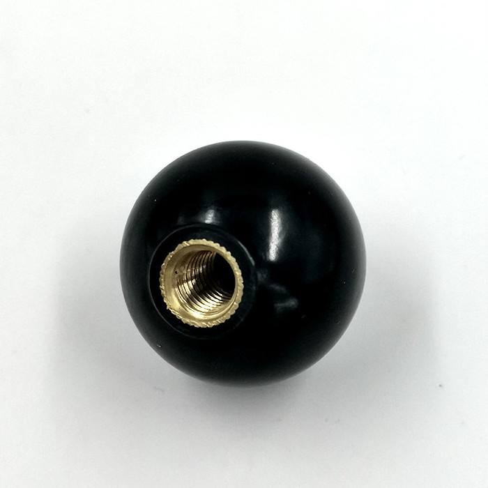 Red black brass black bakelite Ball Knob rotary knob