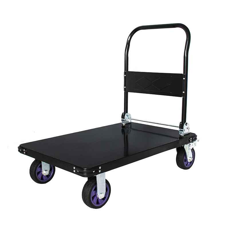 150KG 200KG Steel Platform Trolley Cart Collapsible platform trolley    for loading and storage trolley platform