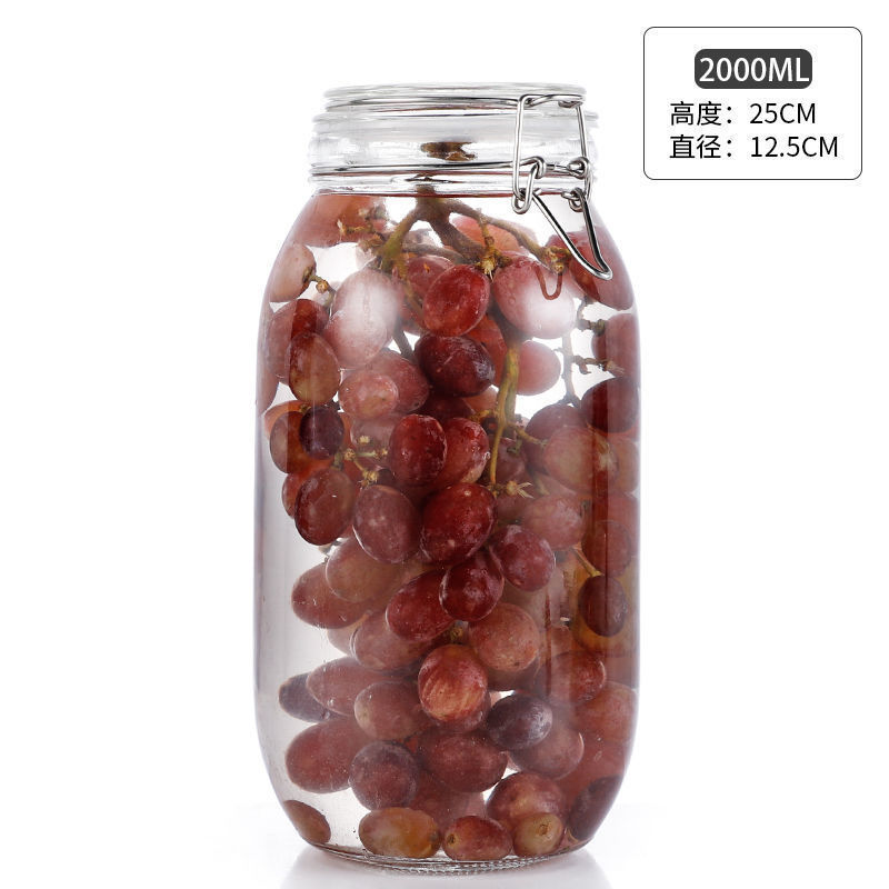 Cheap Wide Mouth Glass Small Candy Canning Jar With Wire Snap Lid Favor Swing Top Container For Spices Herbs