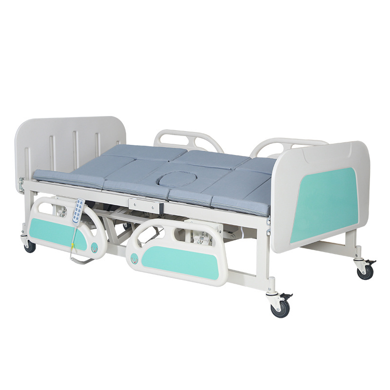 multifunctional electric hospital bed hydraulic side rails