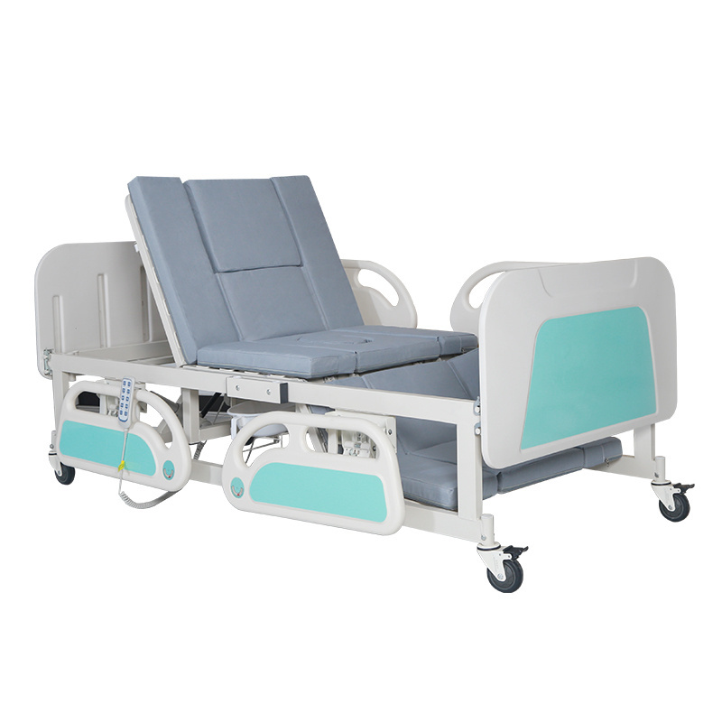 multifunctional electric hospital bed hydraulic side rails