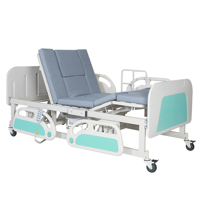 multifunctional electric hospital bed hydraulic side rails