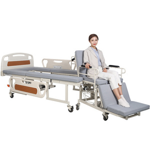 Maidesite W01 electrical home care hospital nursing bed with internal wheelchair cum bed