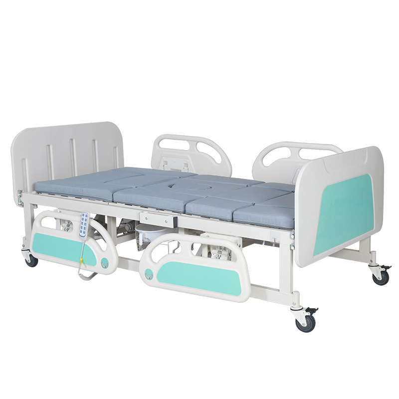 multifunctional electric hospital bed hydraulic side rails