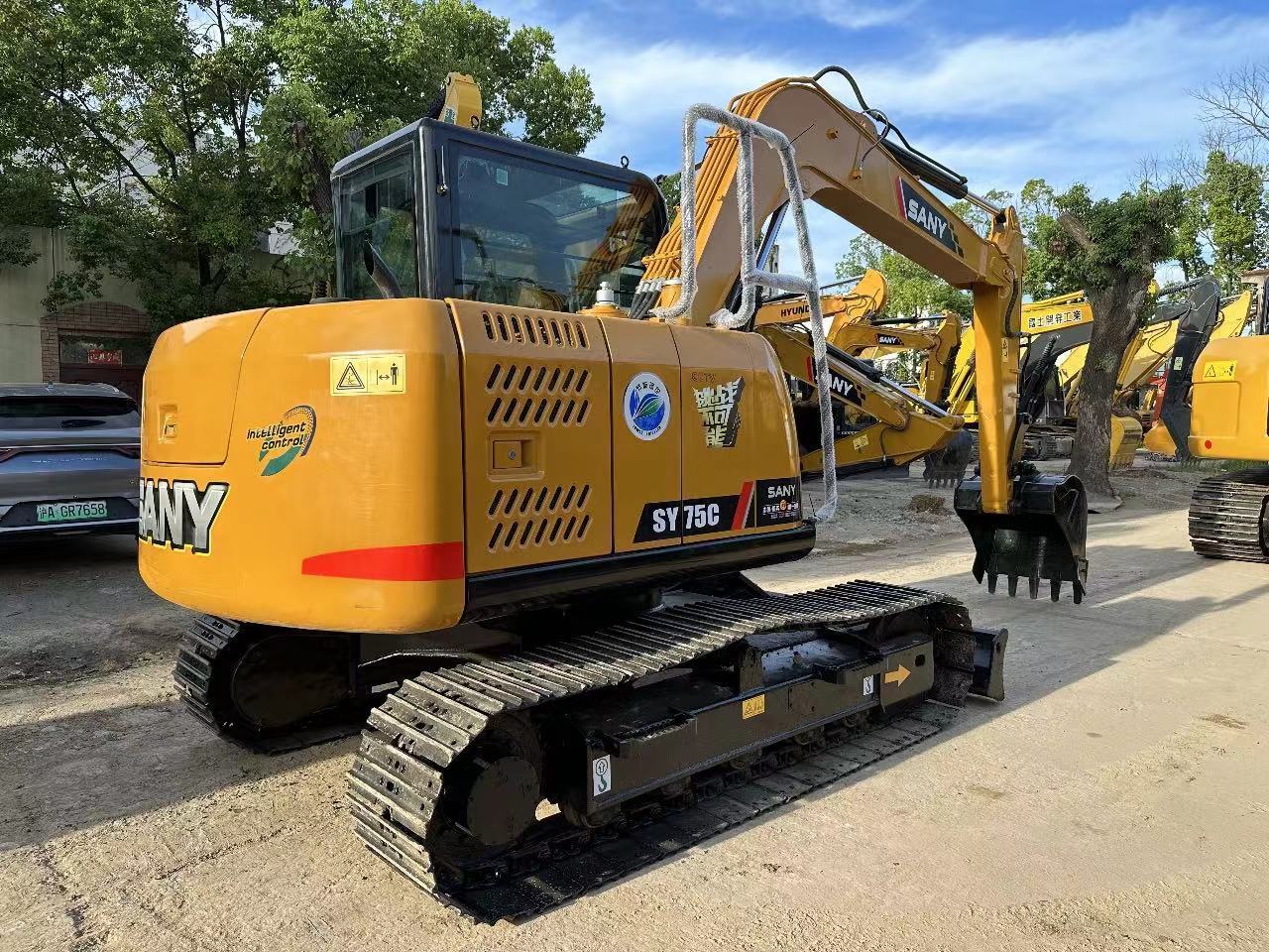 Used SANY SY75C excavator 7ton Used Second hand excavator SANY SY60C/75C/95C/135C/155C/215C Good condition