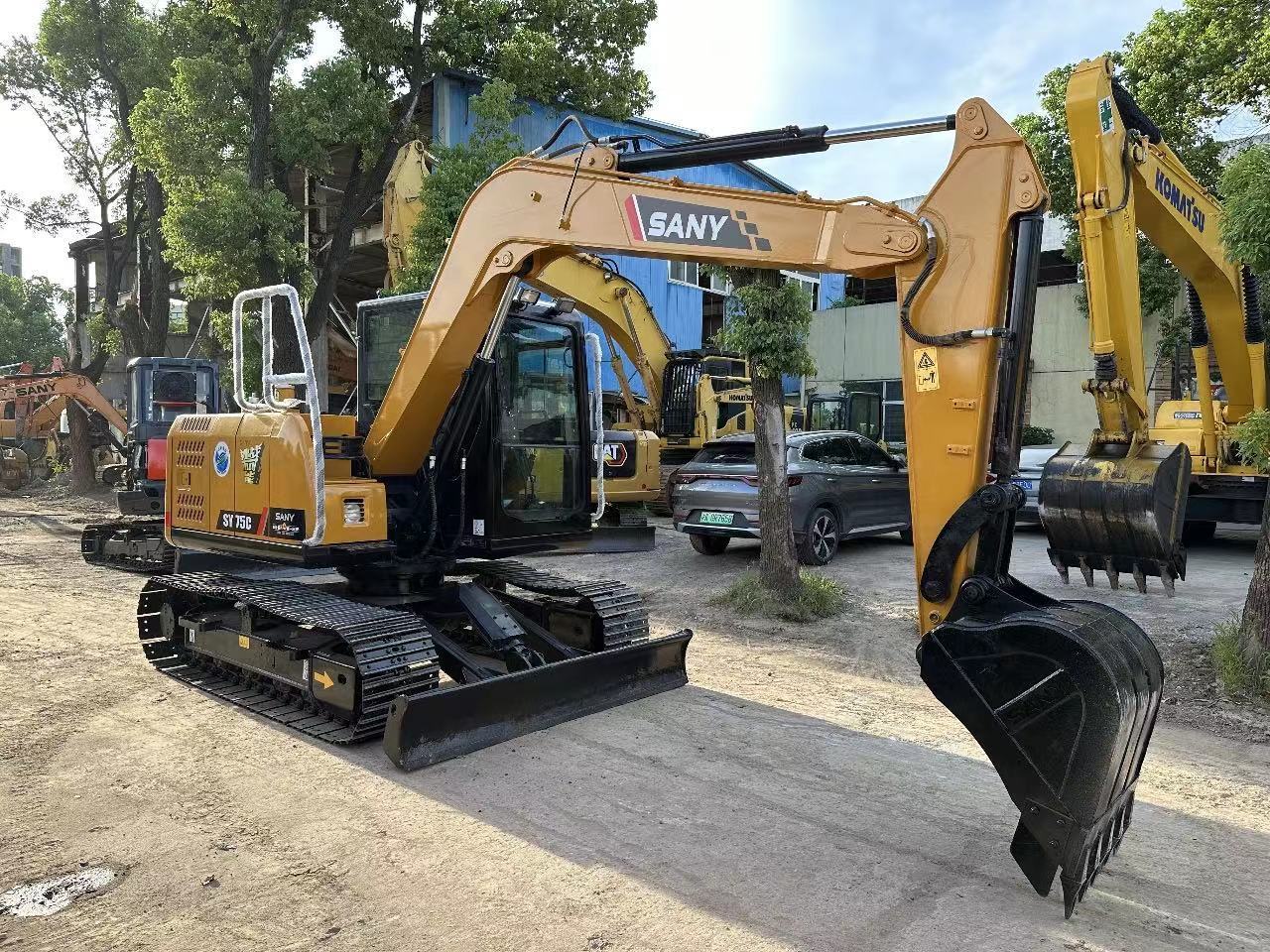 Used SANY SY75C excavator 7ton Used Second hand excavator SANY SY60C/75C/95C/135C/155C/215C Good condition