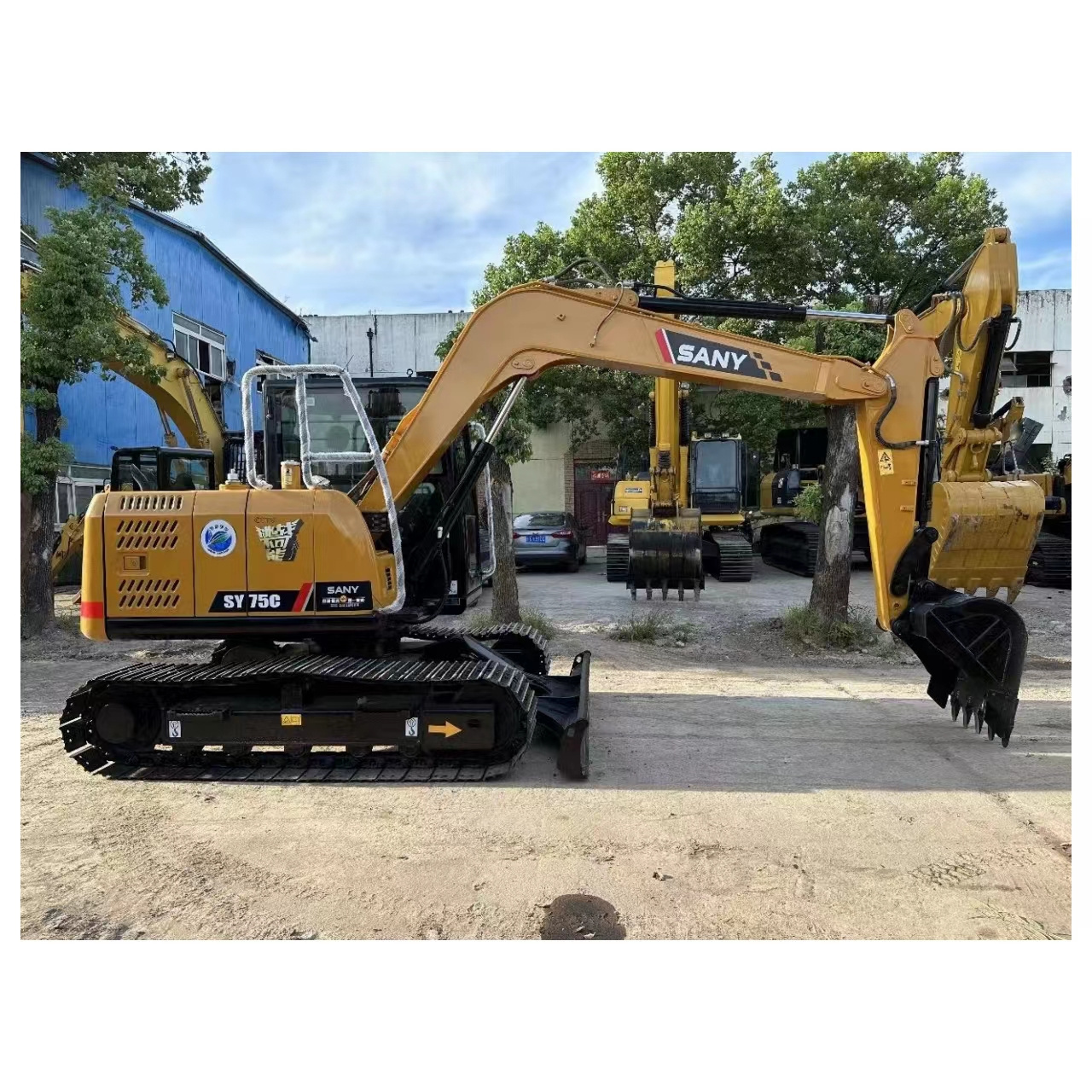 Used SANY SY75C excavator 7ton Used Second hand excavator SANY SY60C/75C/95C/135C/155C/215C Good condition