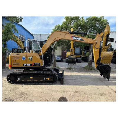 Used SANY SY75C excavator 7ton Used Second hand excavator SANY SY60C/75C/95C/135C/155C/215C Good condition