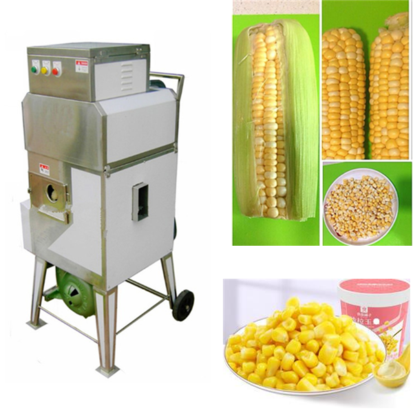 China Supply Frozen Fresh Maize Sweet Corn Shredding Shelling Machine Corn Farming Equipment