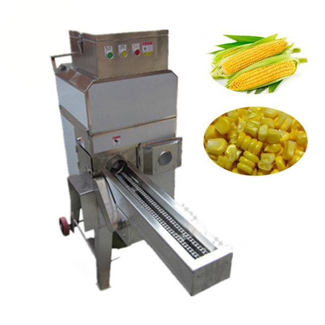 China Supply Frozen Fresh Maize Sweet Corn Shredding Shelling Machine Corn Farming Equipment