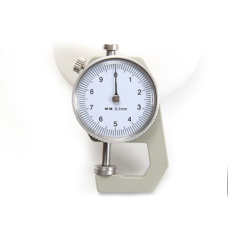 Thickness 0-10 mm Round Dial Gauge Tester Measure Tool Craft For Jewelry Leather Metal Sheets Paper Thin Film Wire