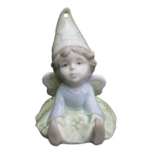 Hot Sell Porcelain Figurine Ceramic Hanging Female Religion Statuette Craft Ornament Accessories Furnishing Home Decor