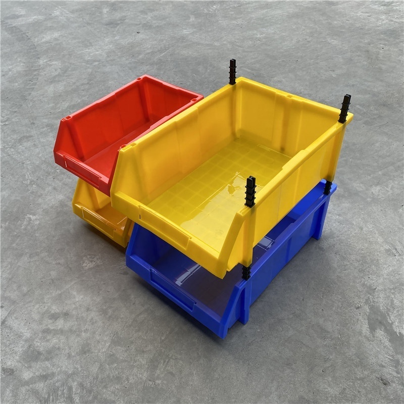 Industrial Warehouse Stack Stackable Plastic Parts Picking Storage Boxes Bins