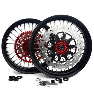 High Quality Motorcycle Aluminum Wheel Supermoto 17 Inch Wheel Rim Full Sizes