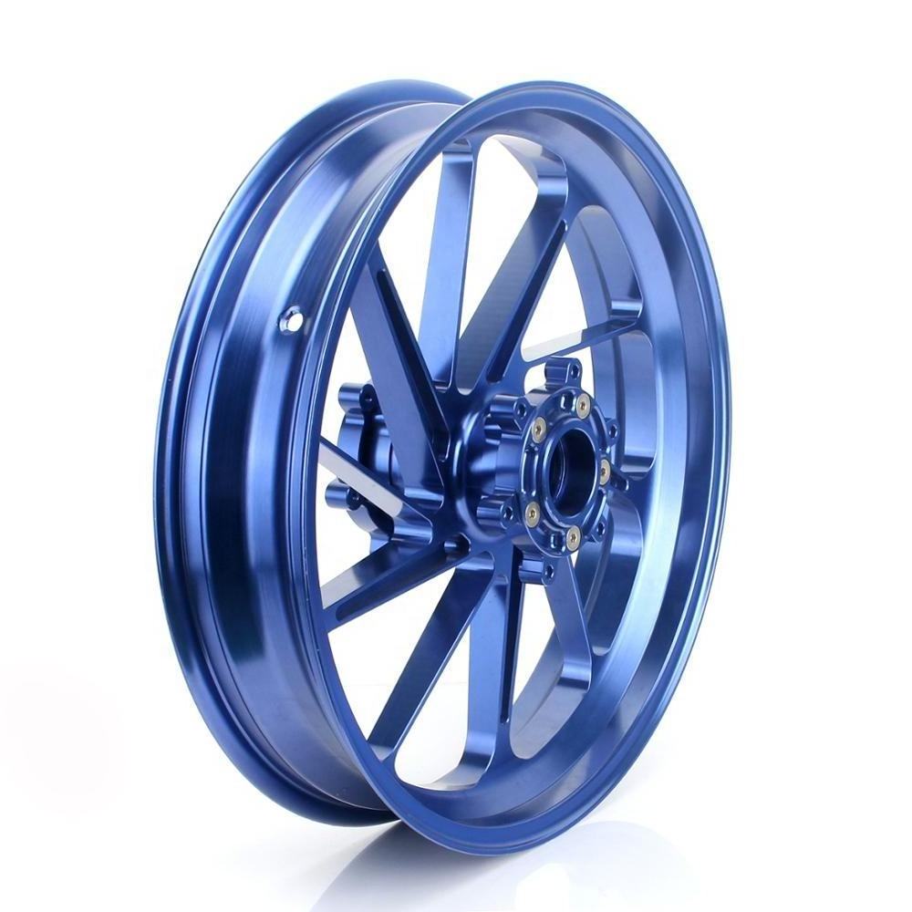 High Quality CNC Alloy Wheel Rim Hub Set Forged Motorcycle Wheel