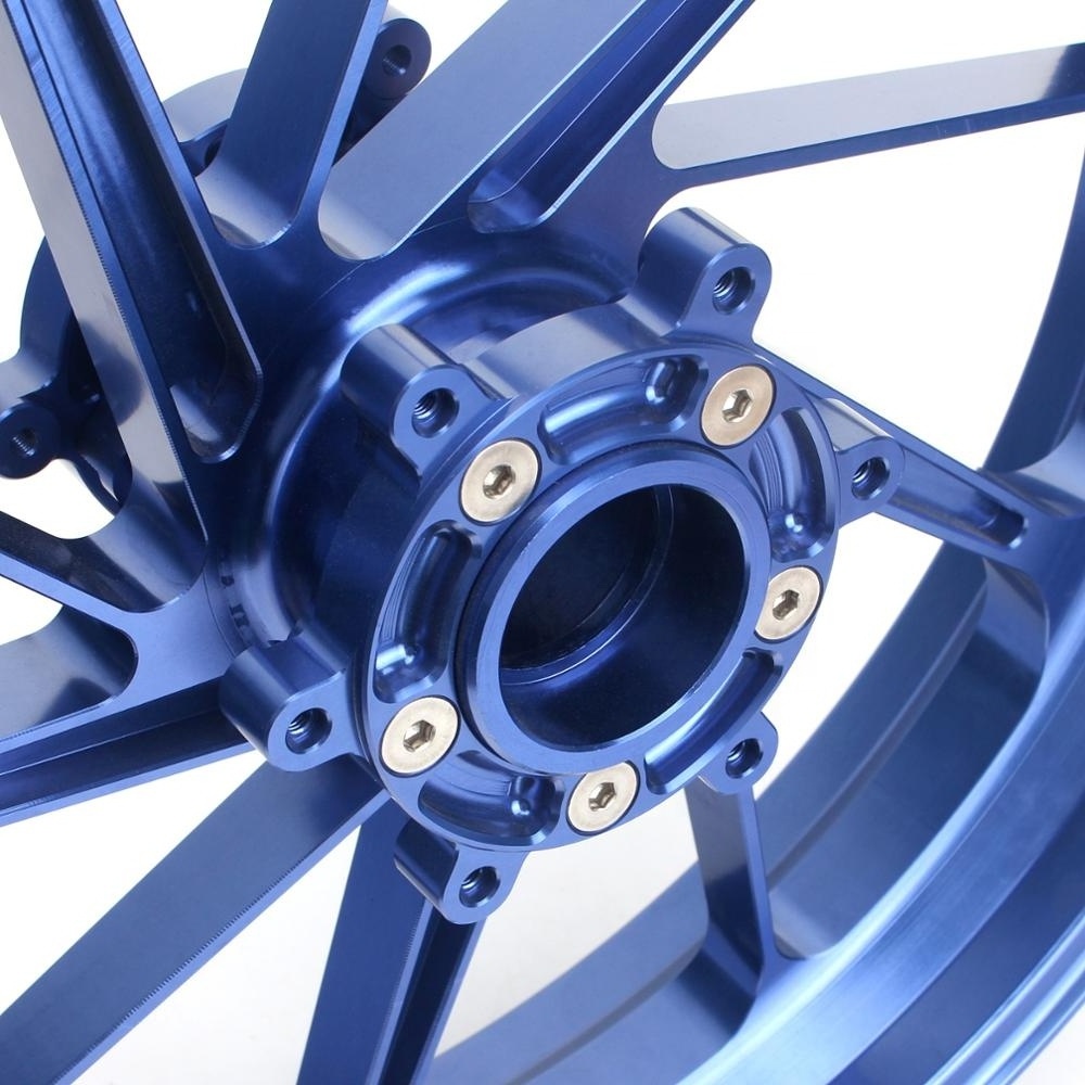 Custom CNC Alloy Wheel Rim Hub Set Forged Motorcycle Wheel