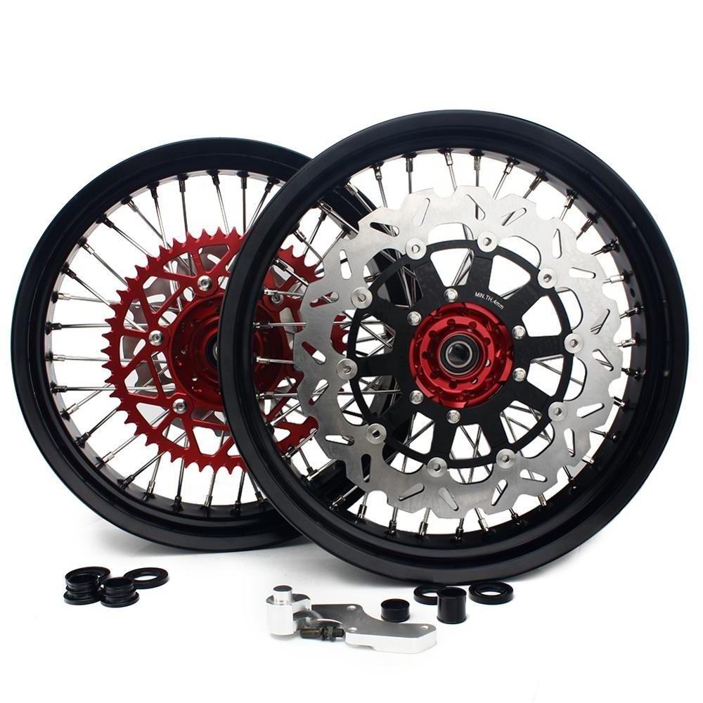 High Quality Motorcycle Rims Anodized Motorcycle Supermoto Wheels Set For KTM EXC 350 450 500