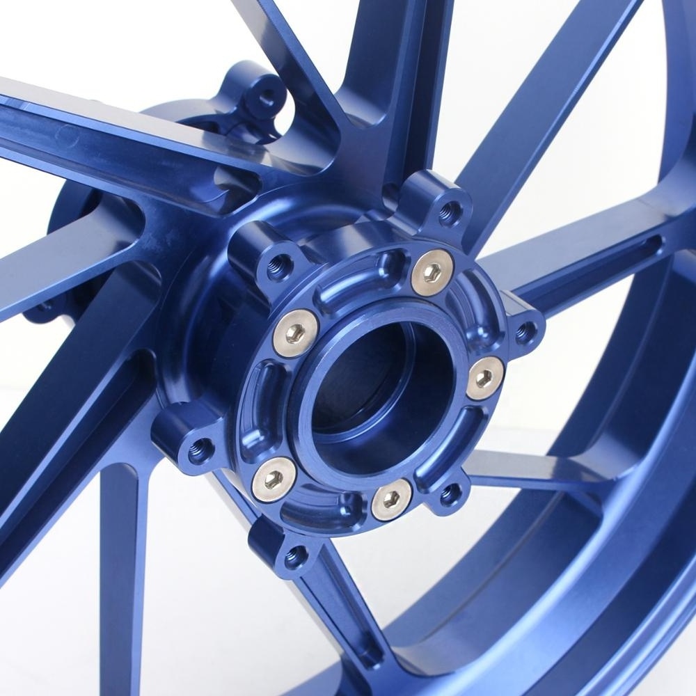 Custom CNC Alloy Wheel Rim Hub Set Forged Motorcycle Wheel