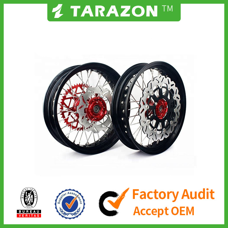 High Quality Motorcycle Aluminum Wheel Supermoto 17 Inch Wheel Rim Full Sizes